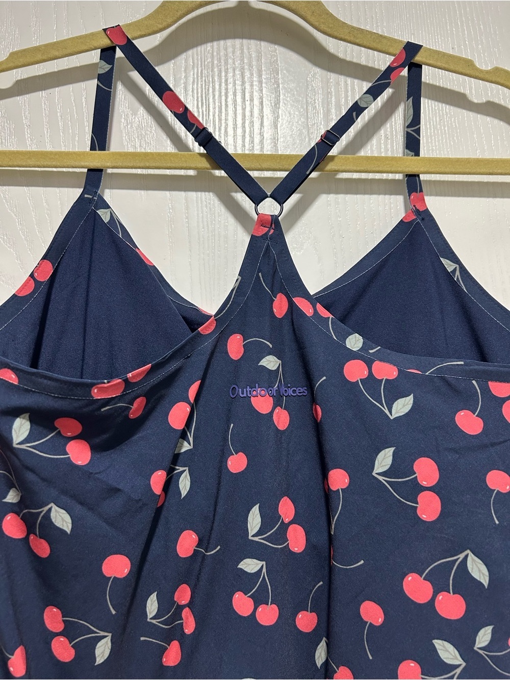 Outdoor Voices Women Exercise Cherry Print Mini Dress Size Medium - Picture 5 of 10
